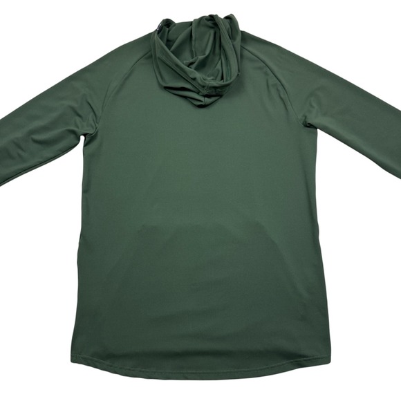 Barbell Men's Performance Hoodie Size M Bodybuilding Green Pullover Workout - Picture 11 of 13